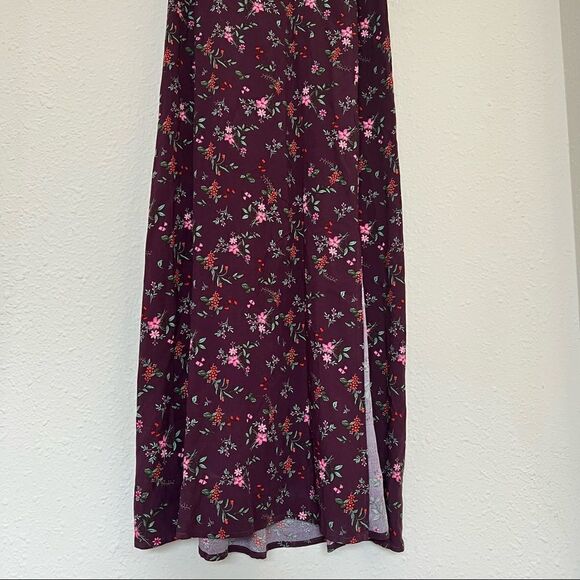 Old Navy Puff Sleeve Floral Maxi Shift Dress Size 2X - Picture 9 of 12